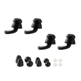 Ear Plugs for Sleeping Noise Cancelling, NRR 25 dB Reusable High Noise Reduction Earplugs, Flexible Silicone Soft Earplug with 12 Ear Tips in M /