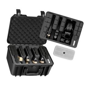 Hard Pistol Case, Heavy Duty Hard Gun Case with XPE Foam Lining, Waterproof Pistol Storage Box with Customizable Interior & Handle for Gun, Lense