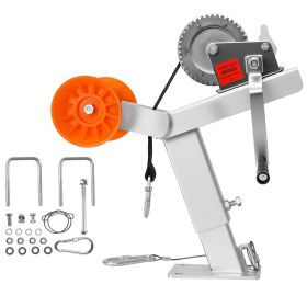 Boat Trailer Winch Stand with Roller, 1200 lbs Winch & 2 in x 25 ft Winch Strap